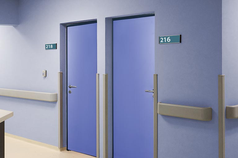 Puertas de interior para hospital